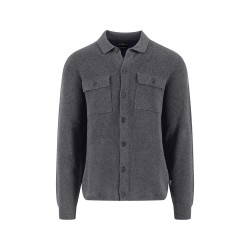 Жилетка Fynch hatton 1510807 cardigan - Grey (Steel) жилетка,мъжки,пуловери,fynch,hatton,1510807,cardigan,grey,(steel)