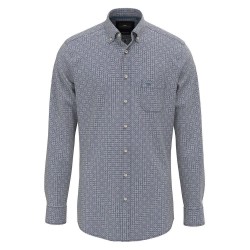 Риза с дълъг ръкав Fynch hatton 15118060 long sleeve shirt - Grey (Navy) риза,с,дълъг,ръкав,дамски,ризи,мъжки,ризи,fynch,hatton,15118060,long,sleeve,shirt,grey,(navy)