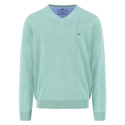 блуза,мъжки,пуловери,fynch,hatton,1514211,v,neck,sweater,fern,(green)