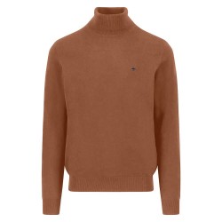 блуза,мъжки,пуловери,дамски,пуловери,fynch,hatton,1514217,high,neck,sweater,brown,(hazel)