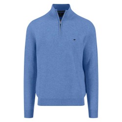 блуза,мъжки,пуловери,fynch,hatton,1514222,half,zip,sweater,blue,(crystal,blue)