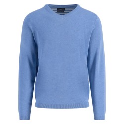 блуза,мъжки,пуловери,fynch,hatton,1514315,v,neck,sweater,crystal,blue