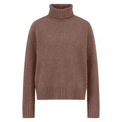 Блуза Fynch hatton 25097440 high neck sweater - Brown (Cinnamon) блуза,дамски,пуловери,дамски,плетени,дрехи,fynch,hatton,25097440,high,neck,sweater,brown,(cinnamon)