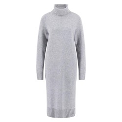 Рокля Fynch hatton 25097441 long sleeve midi dress - Grey (Alloy Grey) рокля,дамски,поли,и,рокли,fynch,hatton,25097441,long,sleeve,midi,dress,grey,(alloy,grey)