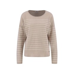 Блуза Fynch hatton 25147061 sweater - Beige (Cappucchino) блуза,дамски,пуловери,дамски,плетени,дрехи,fynch,hatton,25147061,sweater,beige,(cappucchino)
