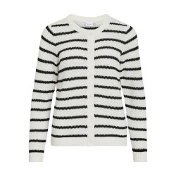 жилетка,дамски,пуловери,дамски,плетени,дрехи,vila,dalo,cardigan,white,alyssum,black,(white)