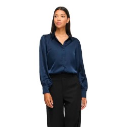 Риза с дълъг ръкав Vila Enna Ravenna long sleeve shirt - Blue (Navy Blazer) риза,с,дълъг,ръкав,дамски,ризи,мъжки,ризи,vila,enna,ravenna,long,sleeve,shirt,blue,(navy,blazer)