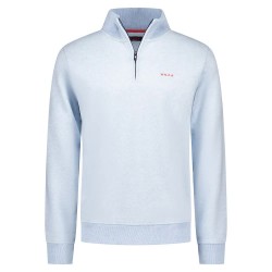 блуза,мъжки,пуловери,nza,new,zealand,25gn314,half,zip,sweatshirt,ice,blue,melange,(blue)