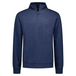 блуза,мъжки,пуловери,nza,new,zealand,25gn314,half,zip,sweatshirt,icon,navy,melange,(blue)