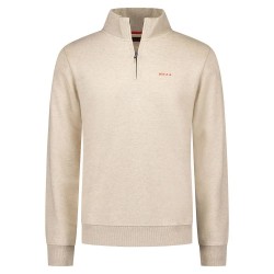 блуза,мъжки,пуловери,nza,new,zealand,25gn314,half,zip,sweatshirt,light,clay,melange,(beige)