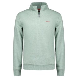 блуза,мъжки,пуловери,nza,new,zealand,25gn314,half,zip,sweatshirt,soft,green,melange,(green)