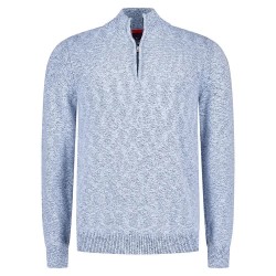 блуза,мъжки,пуловери,nza,new,zealand,25gn410,half,zip,sweater,ice,blue,melange,(blue)