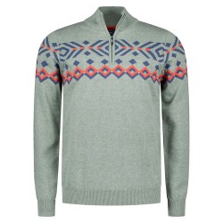 блуза,мъжки,пуловери,nza,new,zealand,25gn481,half,zip,sweater,soft,green,melange,(green)