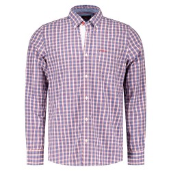 риза,с,дълъг,ръкав,мъжки,ризи,nza,new,zealand,25gn522,long,sleeve,shirt,blue,multi,colour,(purple)