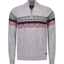 блуза,мъжки,пуловери,nza,new,zealand,25hn408,half,zip,sweater,grey,(soft,blue,melange)