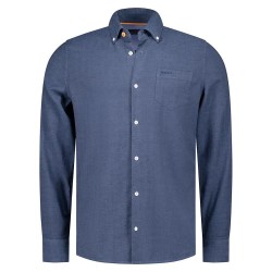 риза,с,дълъг,ръкав,мъжки,ризи,nza,new,zealand,25kn505,long,sleeve,shirt,river,blue,melange