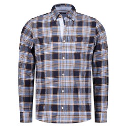 риза,с,дълъг,ръкав,мъжки,ризи,nza,new,zealand,25kn533,long,sleeve,shirt,blue,multi,colour
