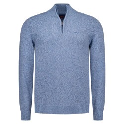 блуза,мъжки,пуловери,nza,new,zealand,25mn402,half,zip,sweater,blue,(spring,blue)