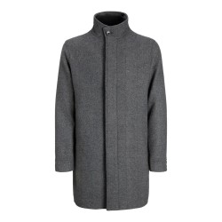 палто,мъжки,якета,jack,&,jones,keith,coat,dark,grey,melange,detail,herringbone