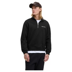 блуза,мъжки,пуловери,jack,&,jones,norrebro,emb,half,zip,sweatshirt,black