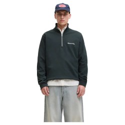 блуза,мъжки,пуловери,jack,&,jones,norrebro,emb,half,zip,sweatshirt,forest,river,(green)