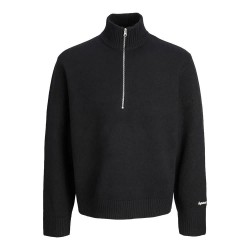 блуза,мъжки,пуловери,jack,&,jones,norrebro,half,zip,sweater,black