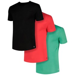 мъжко,бельо,ralph,lauren,714830304,short,sleeve,base,layer,3,units,multicolor,(heaven,green,sunrs,red,black)