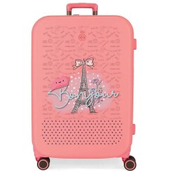 куфари,enso,bonjour,79l,trolley,bag,coral,(pink)