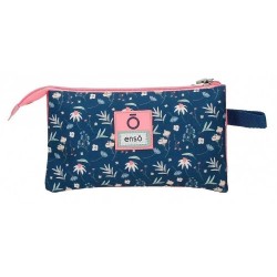 канцеларски,принадлежности,enso,ciao,bella,210057406030,pencil,case,dark,blue,pink,(blue)