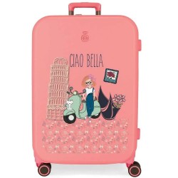 куфари,enso,ciao,bella,79l,trolley,bag,coral,(pink)