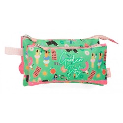канцеларски,принадлежности,enso,garden,party,210064406050,pencil,case,pink,green,(green)