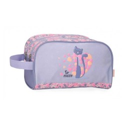 несесер,тоалетни,принадлежности,enso,so,pretty,wash,bag,purple,pink,orange,(purple)