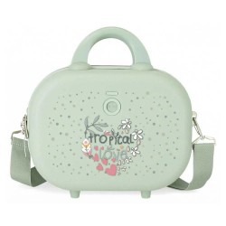 несесер,тоалетни,принадлежности,enso,tropical,love,wash,bag,pink,green,(green)