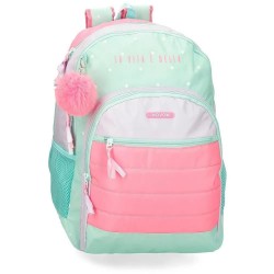 юношеска,раница,раници,movom,la,vita,e,bella,110057271035,26l,junior,backpack,light,green,pink,(green)