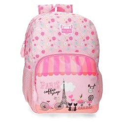 юношеска,раница,раници,roll,road,coffe,shop,19l,junior,backpack,pink