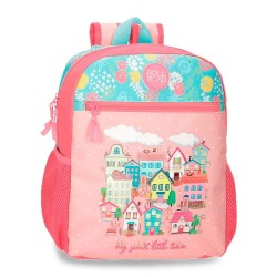 юношеска,раница,раници,roll,road,my,little,town,110050226142,10l,junior,backpack,pink,fuchsia,blue,(pink)