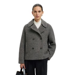 яке,дамски,якета,и,палта,selected,alma,boucle,jacket,grey,(medium,grey,melange,melange)