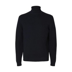 блуза,мъжки,пуловери,selected,dane,high,neck,sweater,sky,captain,(blue)