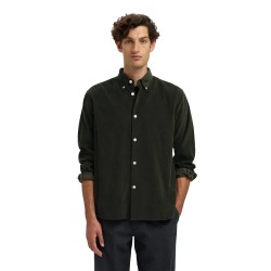 риза,с,дълъг,ръкав,мъжки,ризи,selected,danni,cord,regular,fit,long,sleeve,shirt,green,(deep,forest)