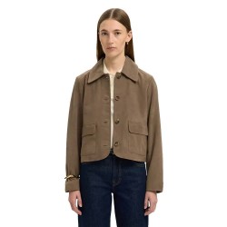 яке,дамски,якета,и,палта,selected,kaya,jacket,fungi,(brown)