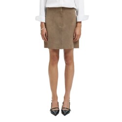 пола,дамски,поли,и,рокли,selected,kaya,short,skirt,fungi,(brown)