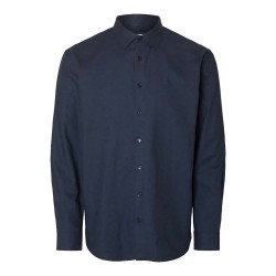 риза,с,дълъг,ръкав,мъжки,ризи,selected,leo,heather,regular,fit,long,sleeve,shirt,sky,captain,(blue)