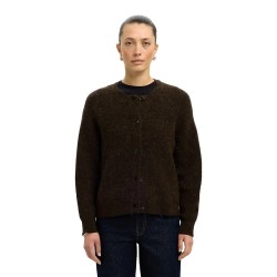 жилетка,дамски,пуловери,дамски,плетени,дрехи,selected,lulu,short,cardigan,delicioso,melange,(brown)