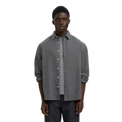 риза,с,дълъг,ръкав,мъжки,ризи,selected,noah,regular,fit,long,sleeve,shirt,gray,flannel,twisted,black,(grey)