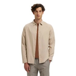 риза,с,дълъг,ръкав,мъжки,ризи,selected,owen,slim,fit,long,sleeve,shirt,pure,cashmere,mixed,oatmeal,(beige)