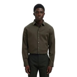 риза,с,дълъг,ръкав,мъжки,ризи,selected,performance,slim,fit,long,sleeve,shirt,forest,night,dobby,(green)