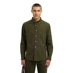 риза,с,дълъг,ръкав,мъжки,ризи,selected,regrick,oxford,flex,long,sleeve,shirt,forest,night,mixed,kalamata,(green)