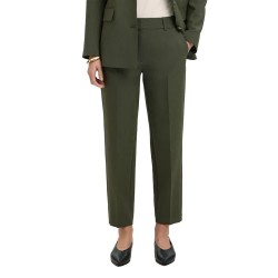 панталони,дамски,панталони,selected,rita,ria,cropped,pants,deep,depths,melange,(green)