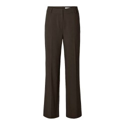 панталони,дамски,панталони,selected,rita,wide,leg,pants,delicioso,melange,(brown)