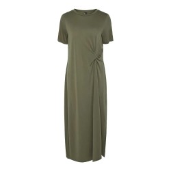 рокля,дамски,поли,и,рокли,pieces,anora,short,sleeve,long,dress,deep,lichen,green,(green)